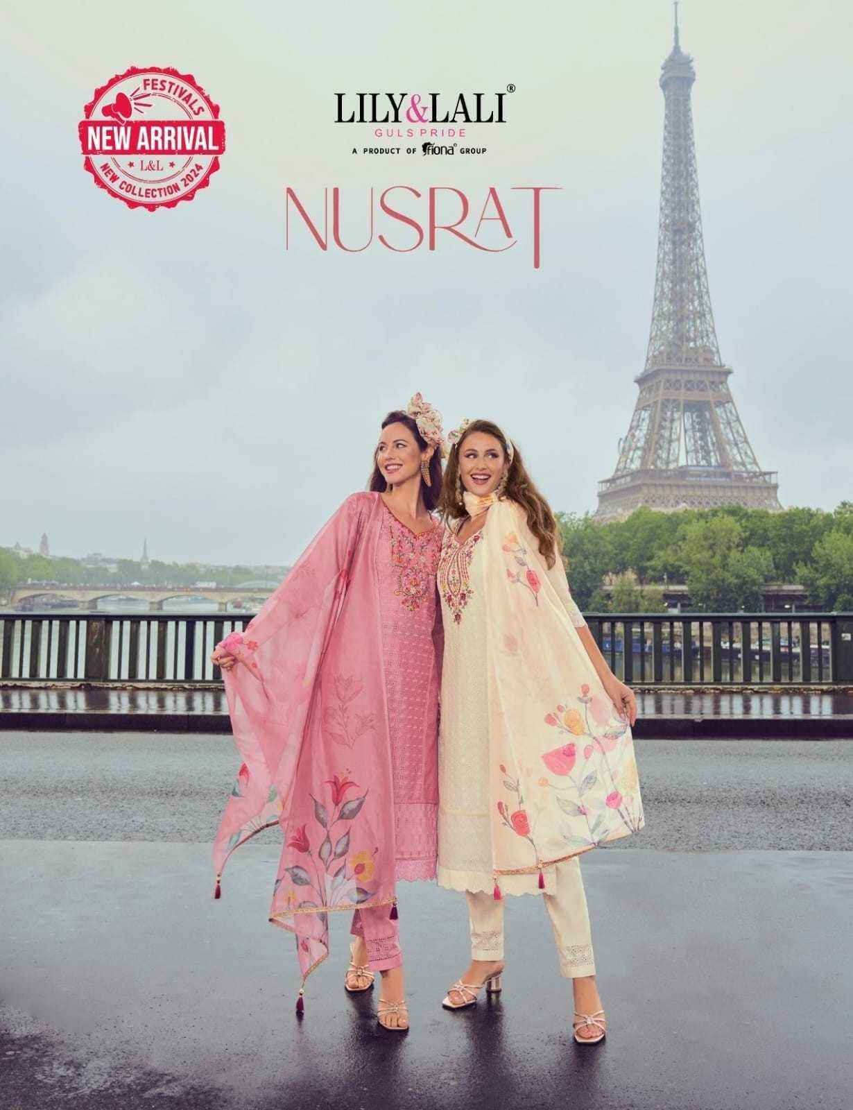 Lily & Lali Nusrat Chanderi Kurti Combo 6 pcs Catalogue