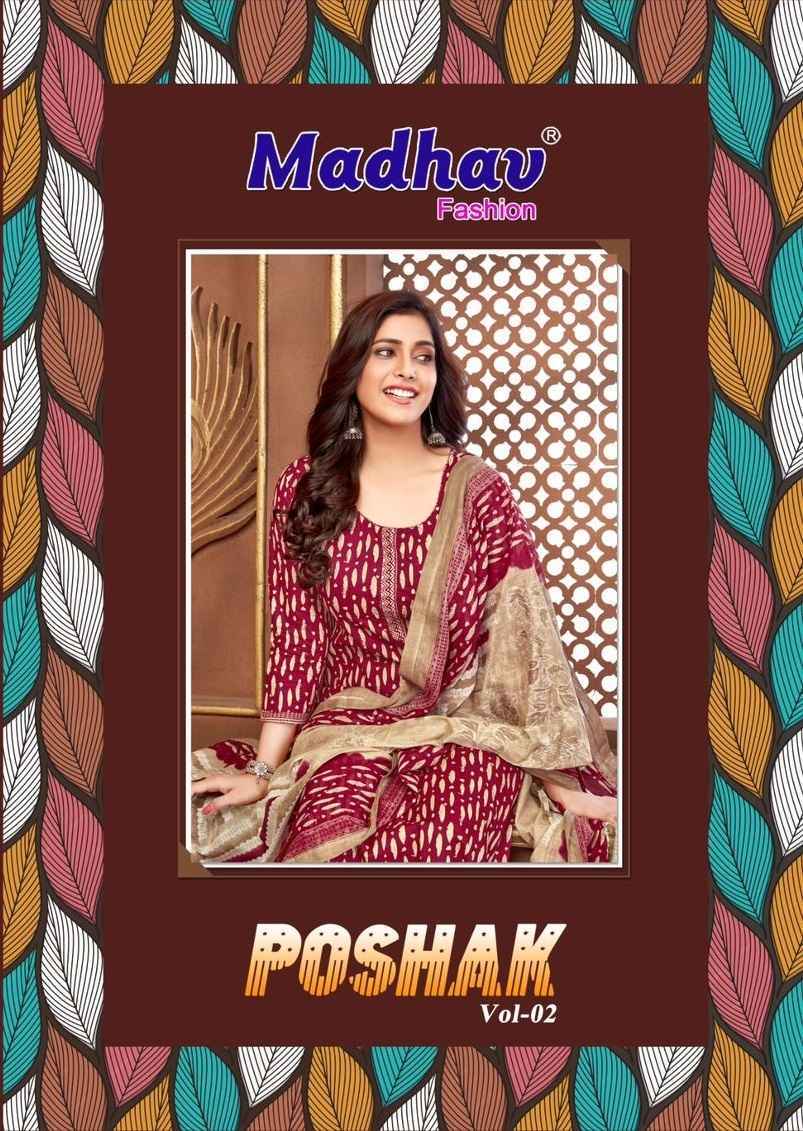 Madhav Fashion Poshak Vol-2 Cotton Dress Material 10 pcs Catalogue