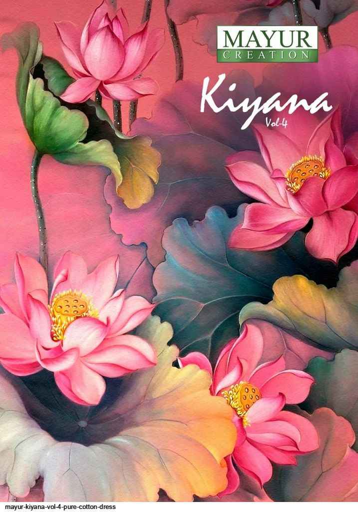 Mayur Creation Kiyana Vol 4 Cotton Dress Material 10 pcs Catalogue