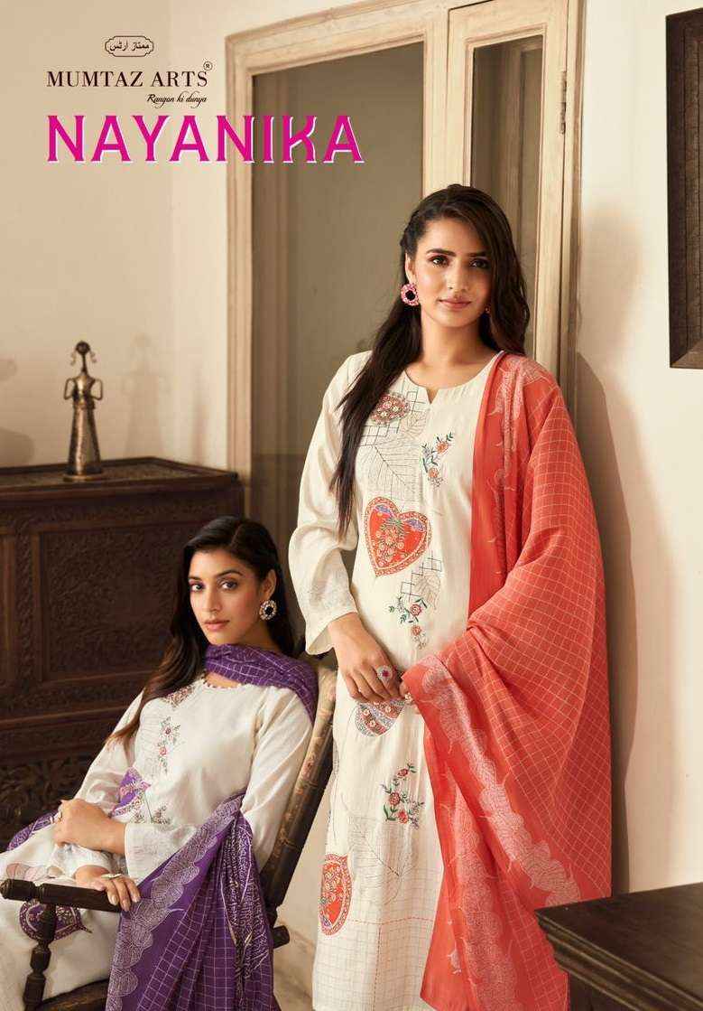 Mumtaz Arts Nayanika Viscose Dress Material 8 pcs Catalogue