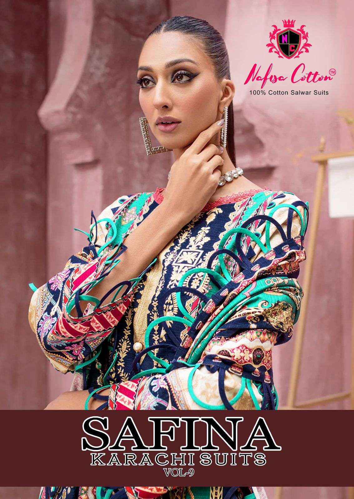 Nafisa Cotton Safina Vol-9 Cotton Dress Material 6 pcs Catalogue