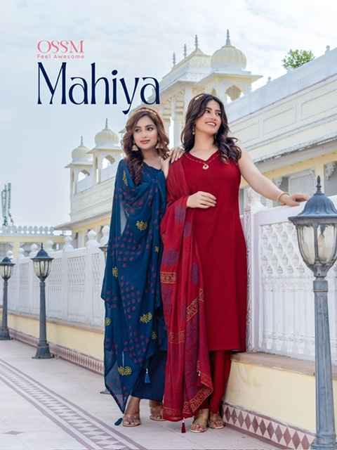 Ossm Maahiya Cotton Kurti Combo 6 pcs Catalogue