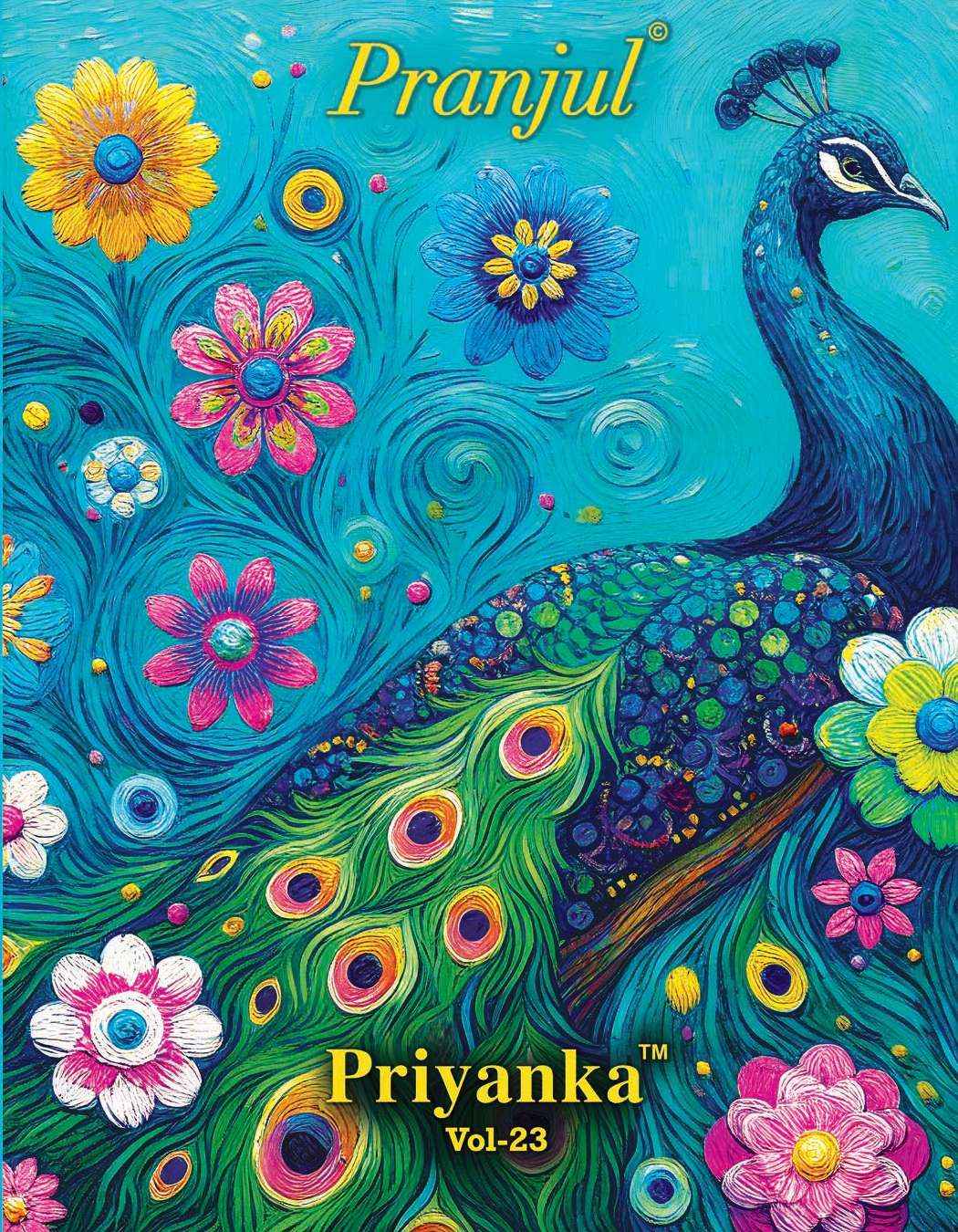 Pranjul Priyanka Vol 23 Cotton Dress Material 36 pcs Catalogue