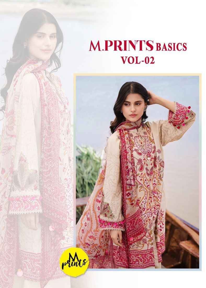 Shree Fabs M Prints Basics Vol 2 Cotton Dress Material 8 pcs Catalogue