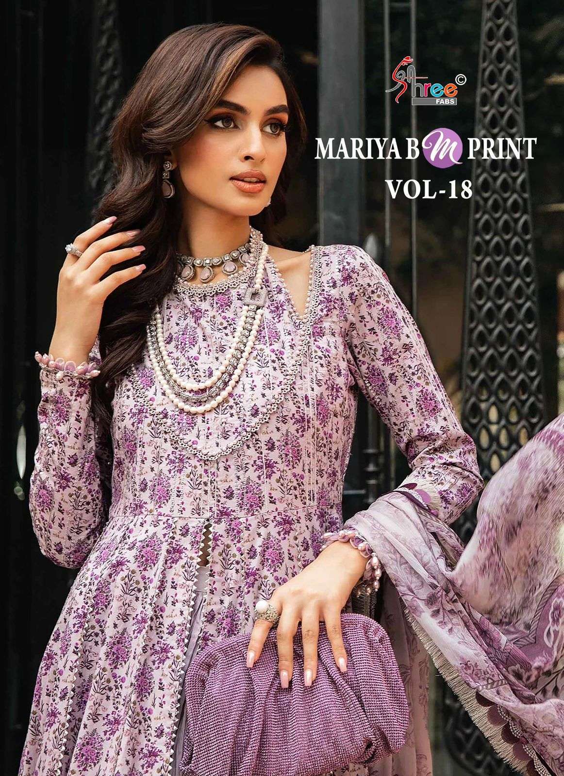 Shree Fabs Mariya B M Print Vol 18 Cotton Dress Material 6 pcs Catalogue