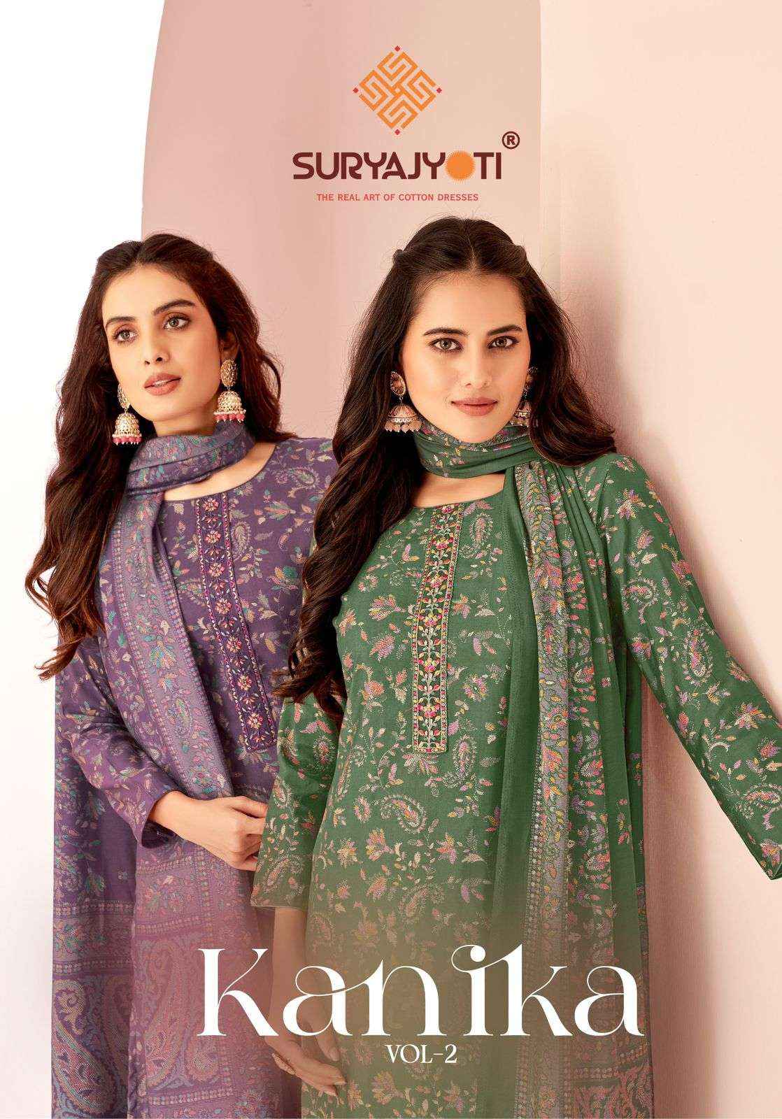 Suryajyoti Kanika Vol 2 Modal Dress Material 6 pcs Catalogue