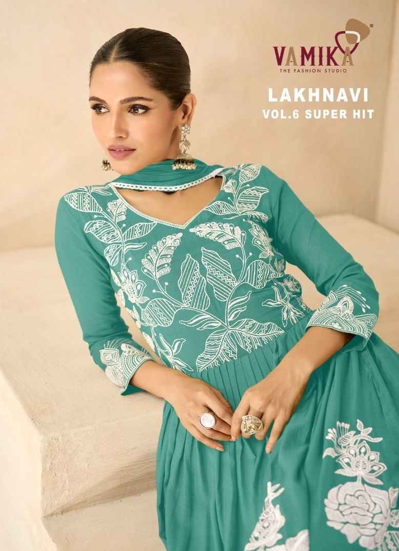 Vamika Lakhnavi Vol 6 Super Hit Rayon Kurti Combo 5 pcs Catalogue