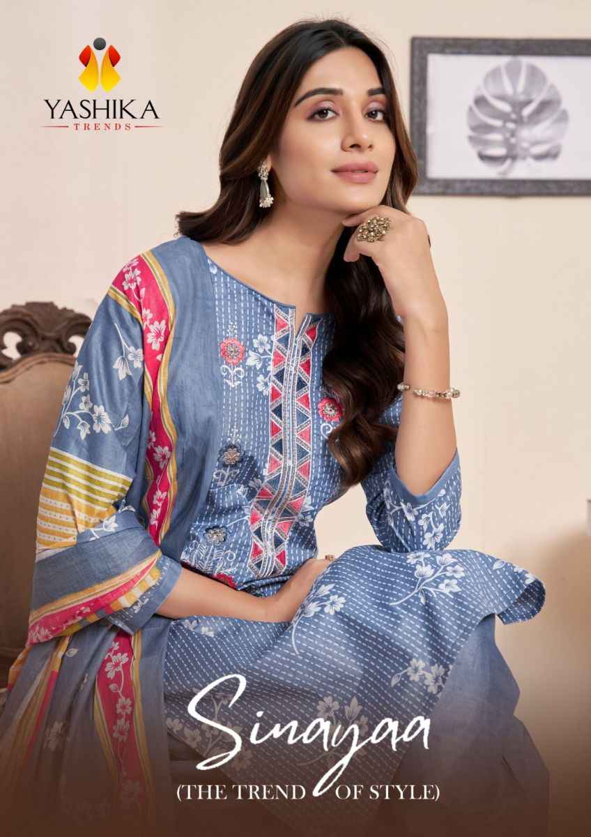 Yashika Trends Simayaa Cotton Dress Material 6 pcs Catalogue