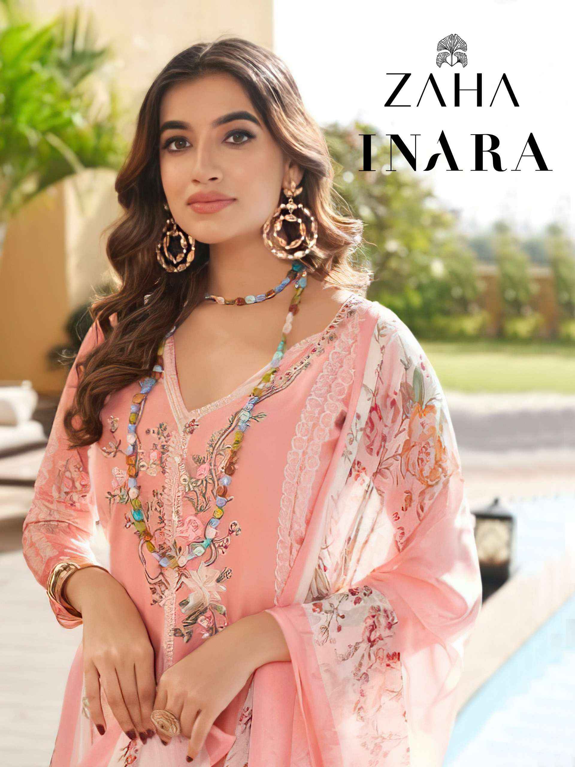 Zaha Inara Vol 1 Cotton Dress Material 5 pcs Catalogue