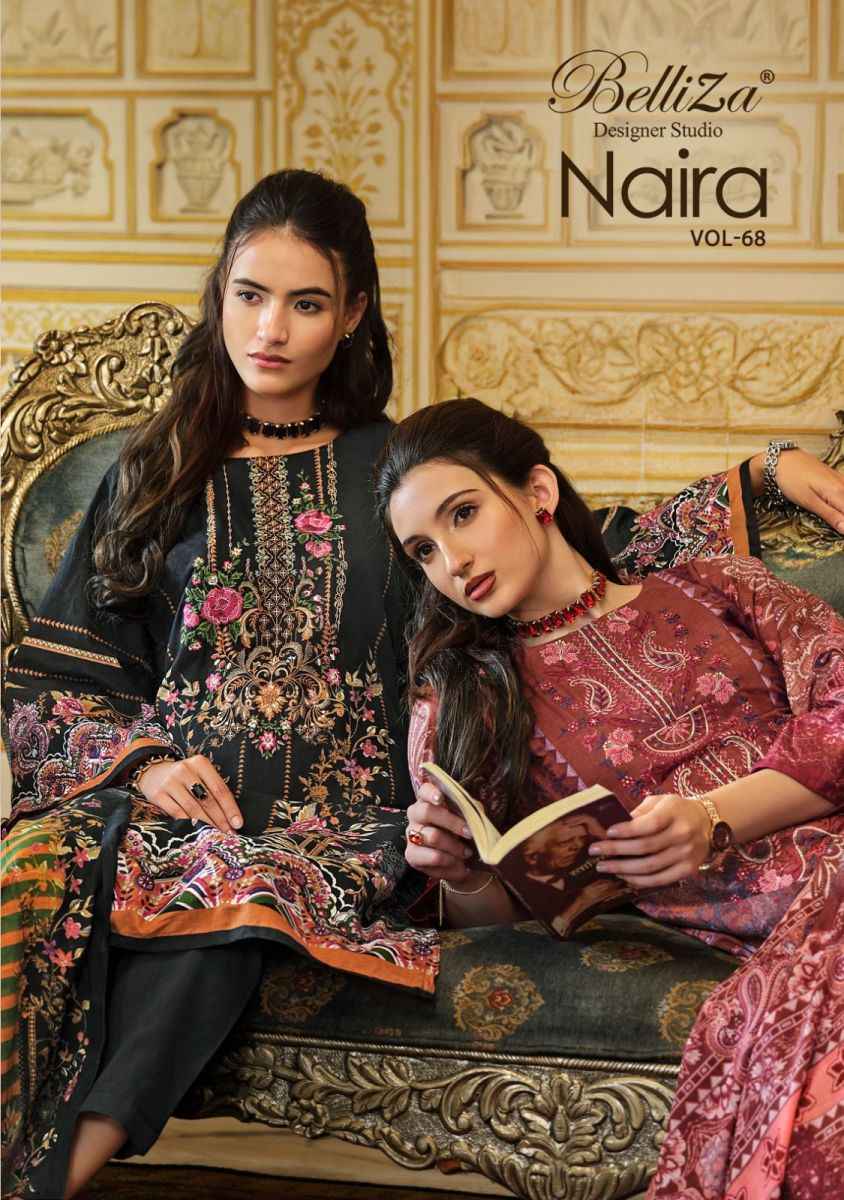 Belliza Naira Vol 68 Cotton Dress Material 8 pcs Cataloge