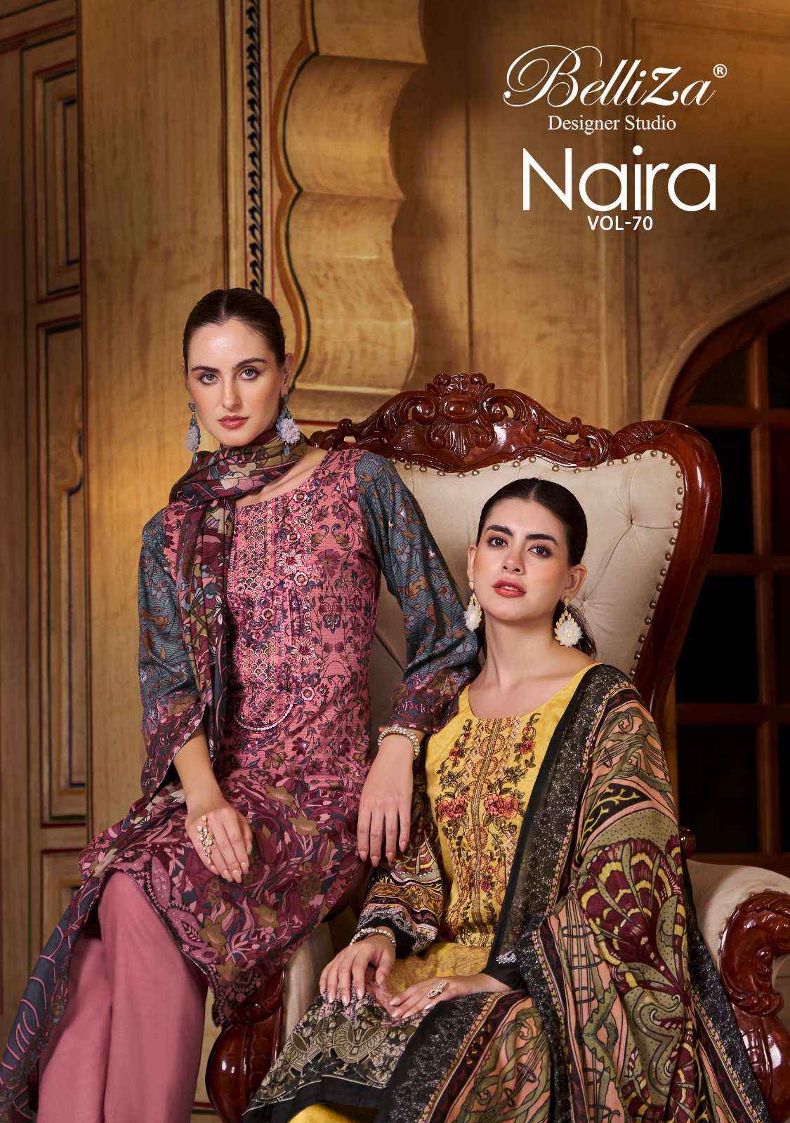 Belliza Naira Vol 70 Cotton Dress Material 8 pcs Cataloge