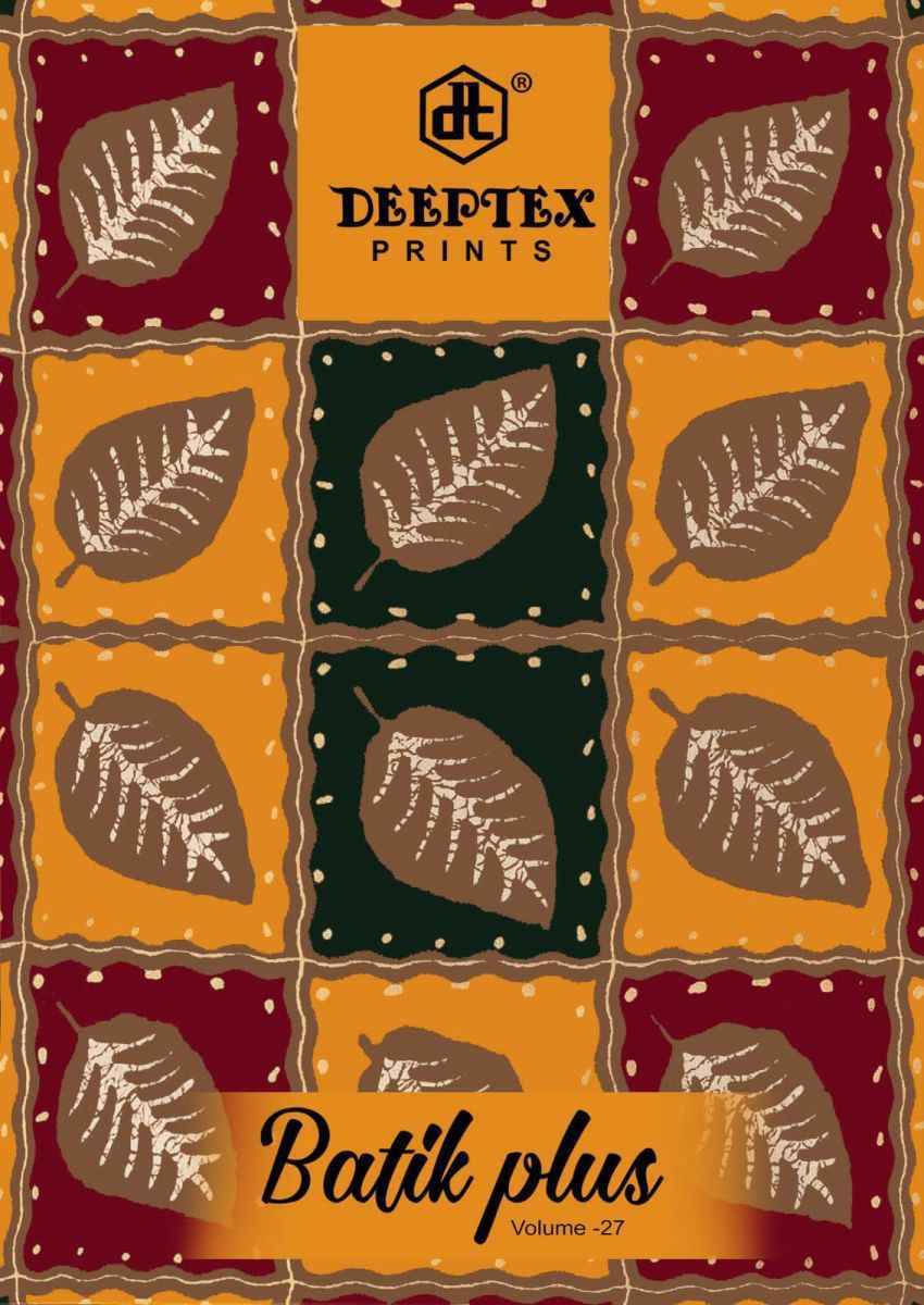 Deeptex Batik Plus Vol 27 Cotton Dress Material 10 pcs Catalogue