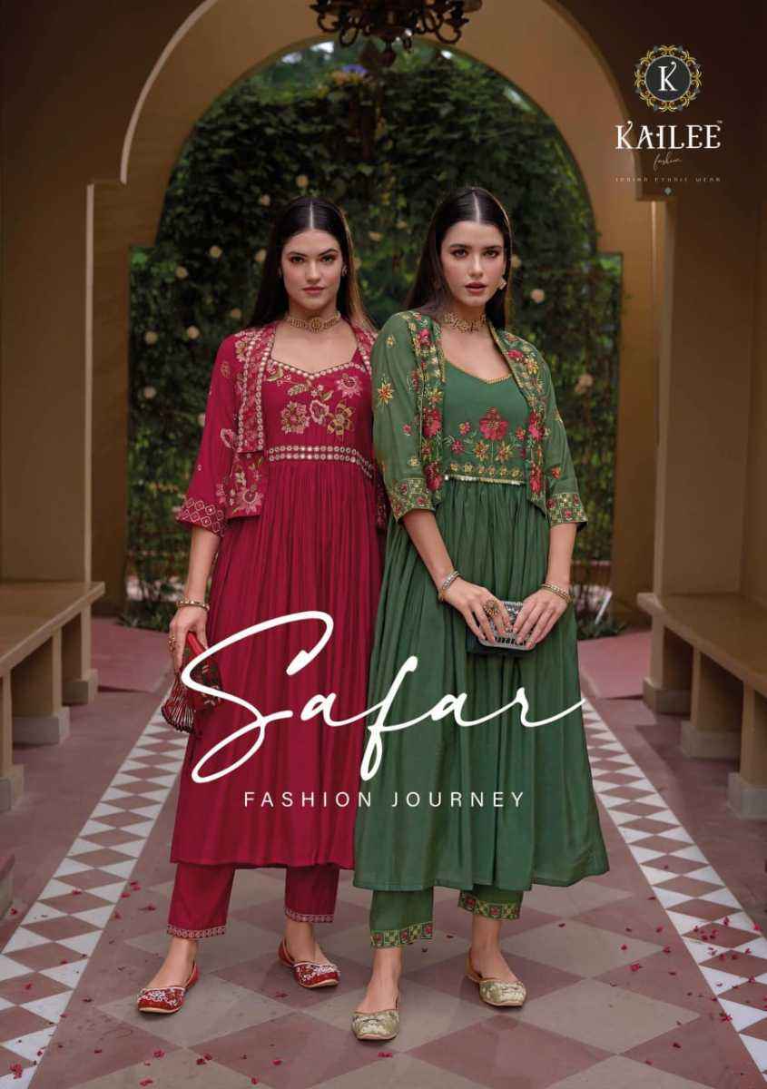 Kailee Fashion Safar Silk Kurti Combo 5 pcs Catalogue