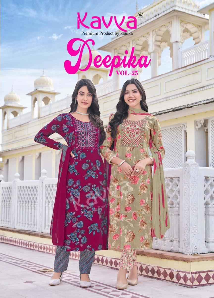 Kavya Deepika Vol 25 Capsule Kurti Combo 10 pcs Catalogue