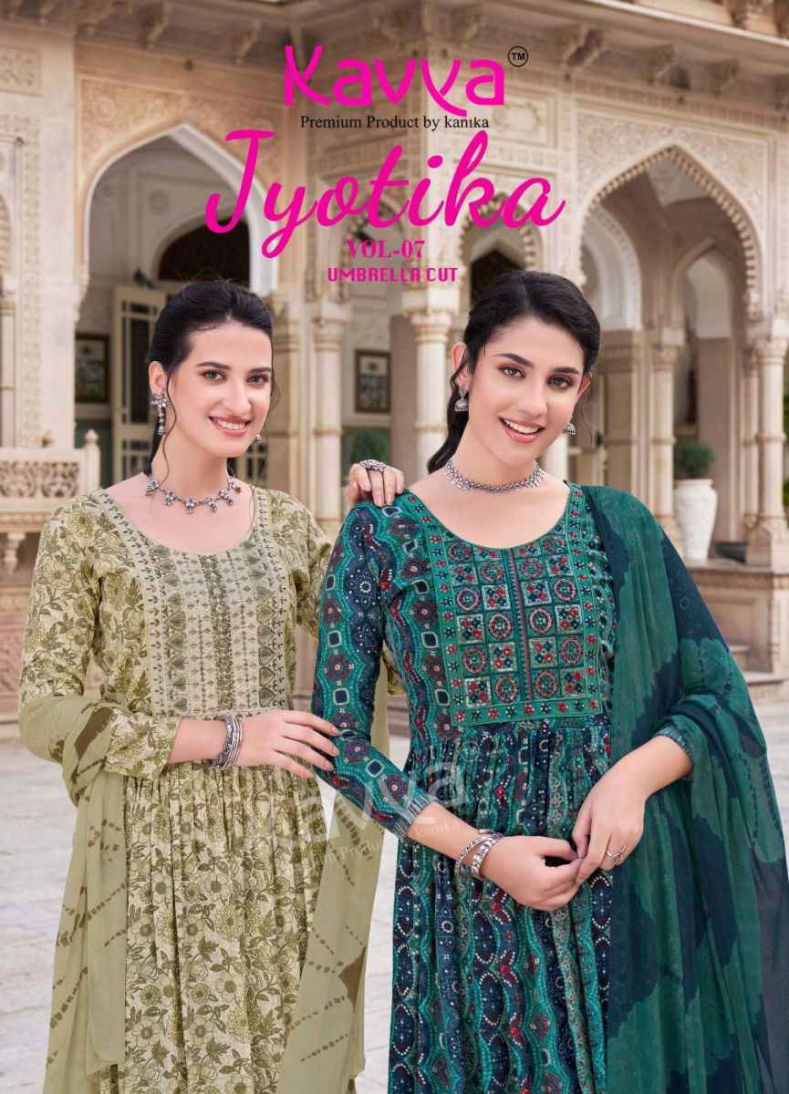 Kavya Jyotika Vol-7 Rayon Kurti Combo 10 pcs Catalogue