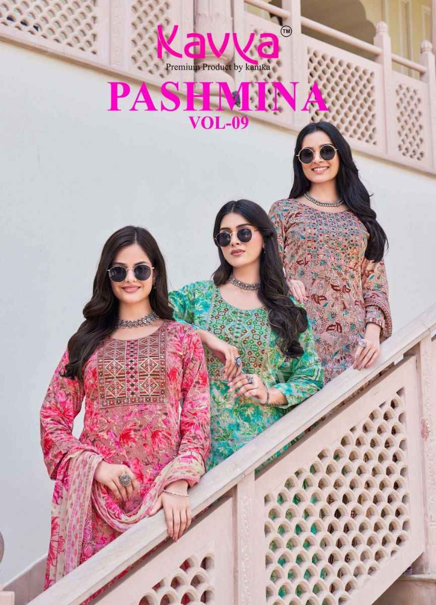 Kavya Pashmina Vol 9 Cotton Kurti Combo 10 pcs Catalogue