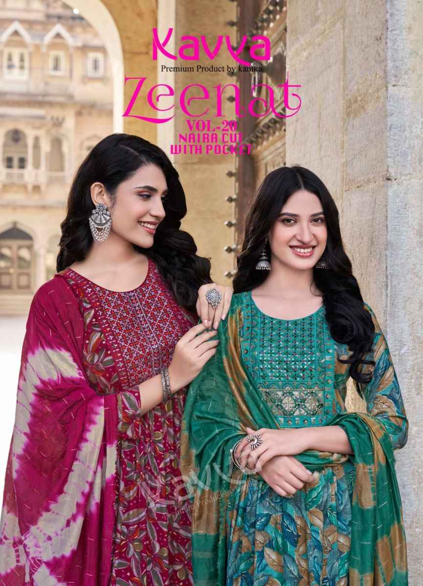 Kavya Zeenat Vol 20 Rayon Kurti Combo 10 pcs Catalogue