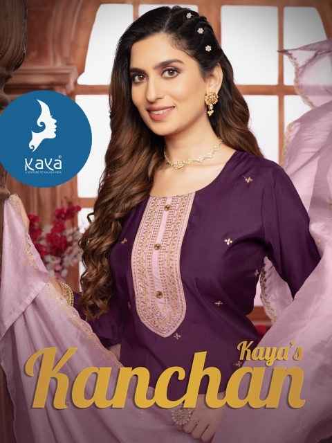 Kaya Kanchan Roman Silk Kurti Combo 8 pcs Catalogue