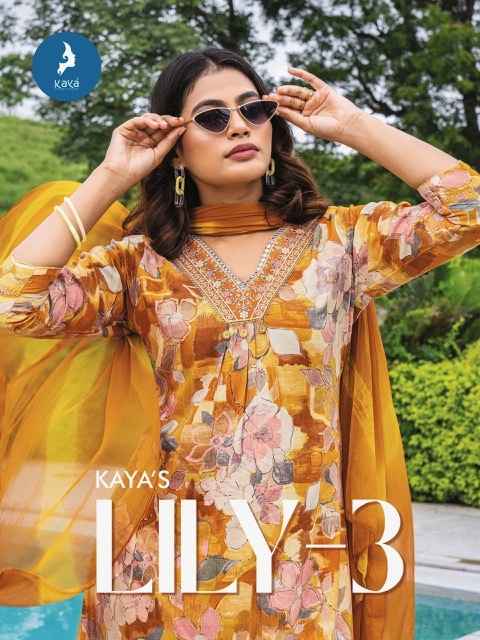 Kaya Lily 3 Rayon Kurti Combo 8 pcs Catalogue