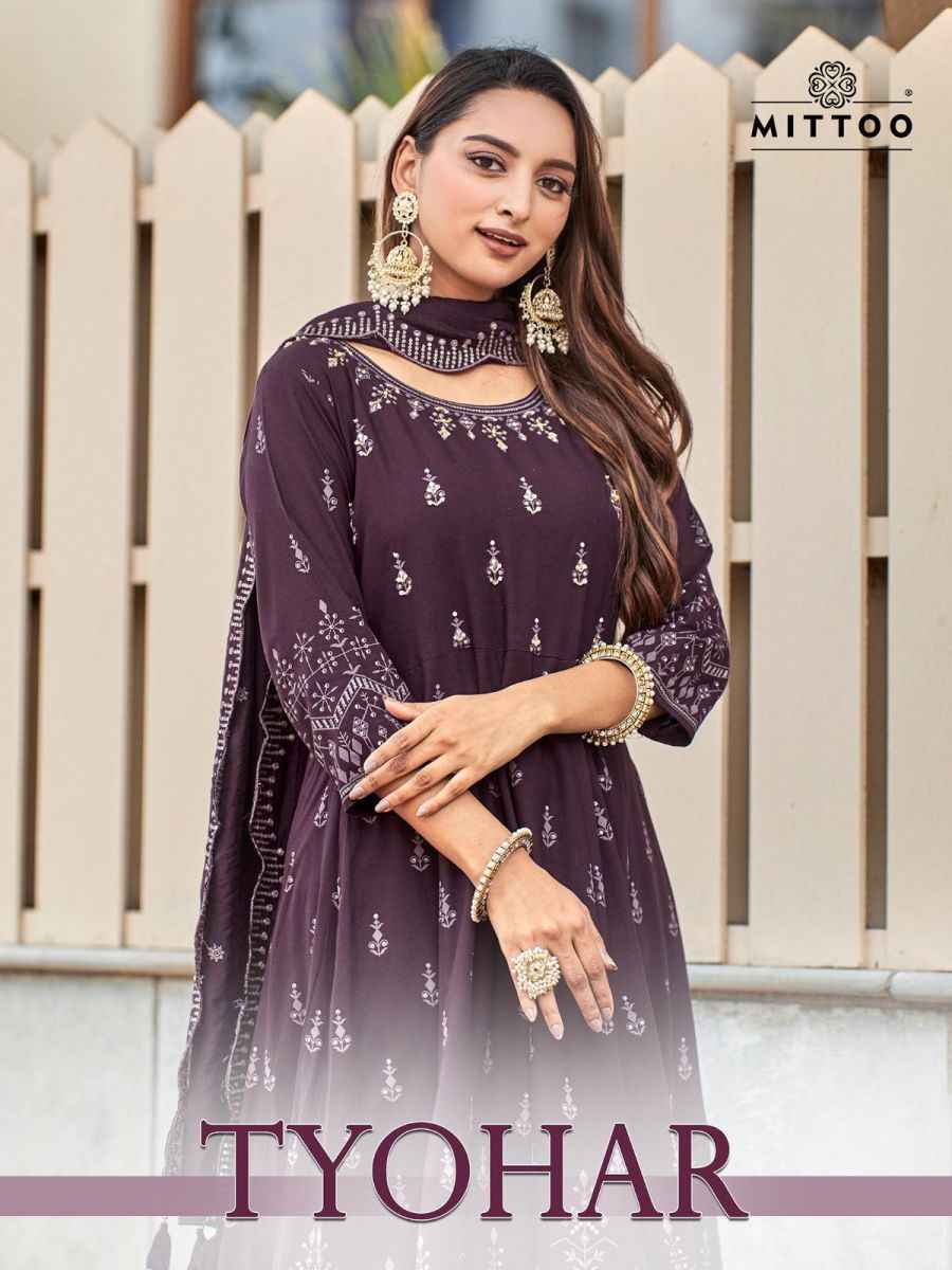 Mittoo Tyohar Rayon Kurti 4 pcs Catalogue