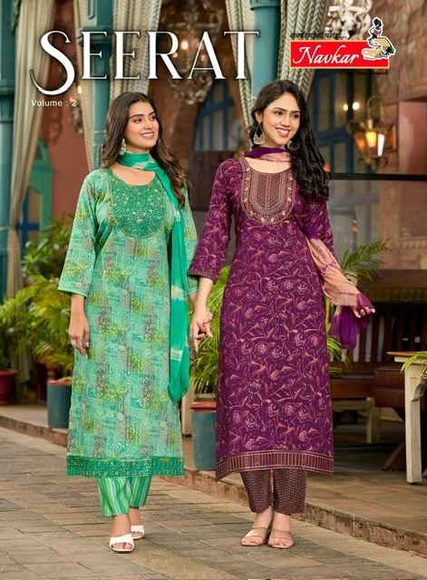 Navkar Seerat Vol 2 Rayon Kurti Combo 8 pcs Catalogue