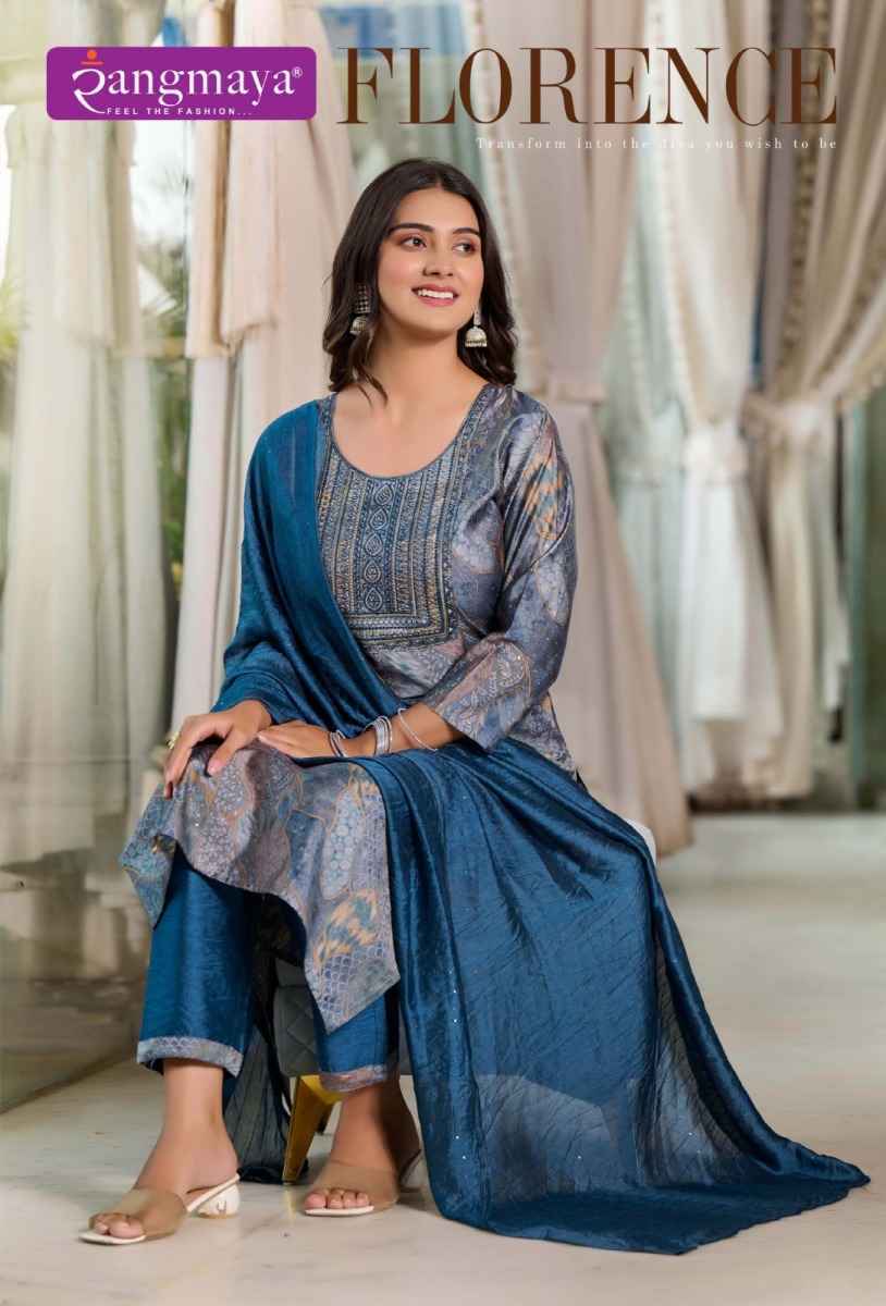Rangmaya Florence Silk Kurti Combo Wholesale Kurtis Supplier