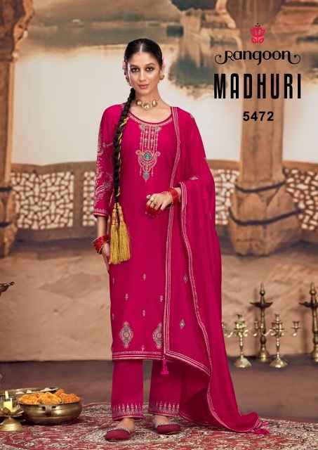 Rangoon Madhuri Silk Kurti Combo 4 pcs Catalogue