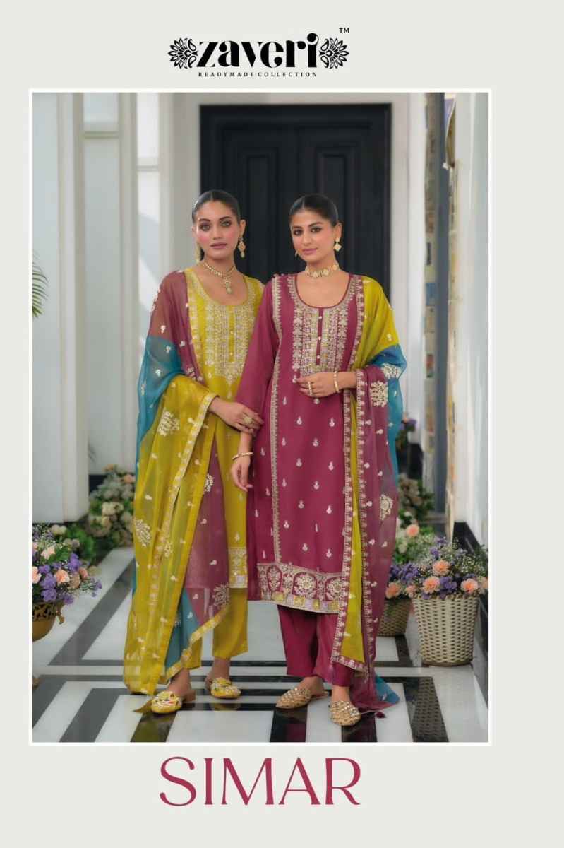 Zaveri Simar Readymade Simar Dress 2 pcs Catalogue