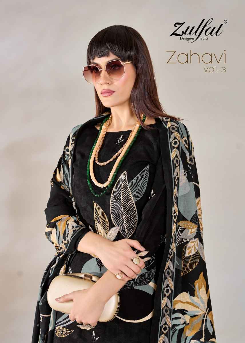 Zulfat Zahavi Vol 3 Viscose Dress Material 6 pcs Catalogue