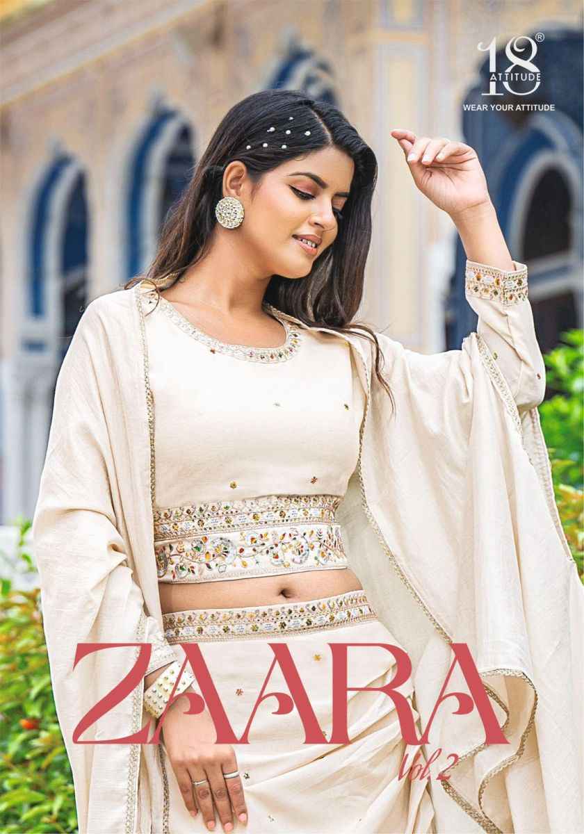 18 Attitude Zara Vol 2 Vichitra Silk Kurti Combo 5 pcs Catalogue