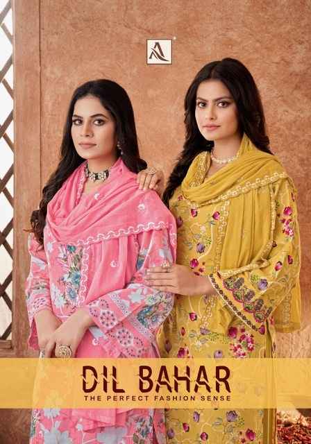 Alok Dil Bahar Cotton Dress Material 6 pcs Catalogue