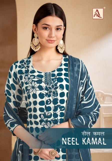 Alok Neel Kamal Zam Dress Material 4 pcs Catalogue