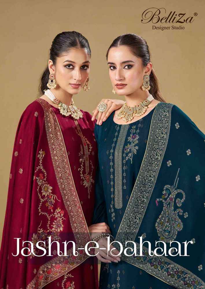 Belliza Jashn E Bahaar Viscouse Pashmina Dress Material 6 pcs Catalogue