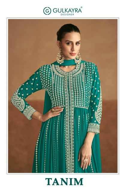 Gulkayra Designer Tanim Readymade Chinon Dress 3 pcs Catalogue