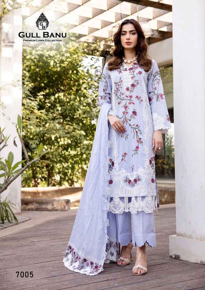 Gull Aahmed Gull Banu Vol 7 Lawn Cotton Dress Material 6 pcs Catalogue