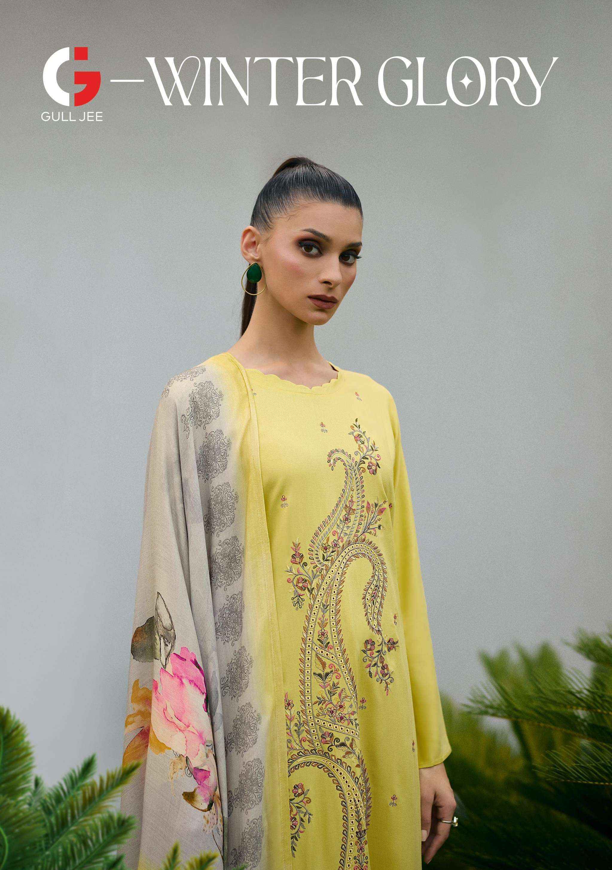 Gull Jee Winter Glory Viscouse Pashmina Dress Material 6 pcs Catalogue