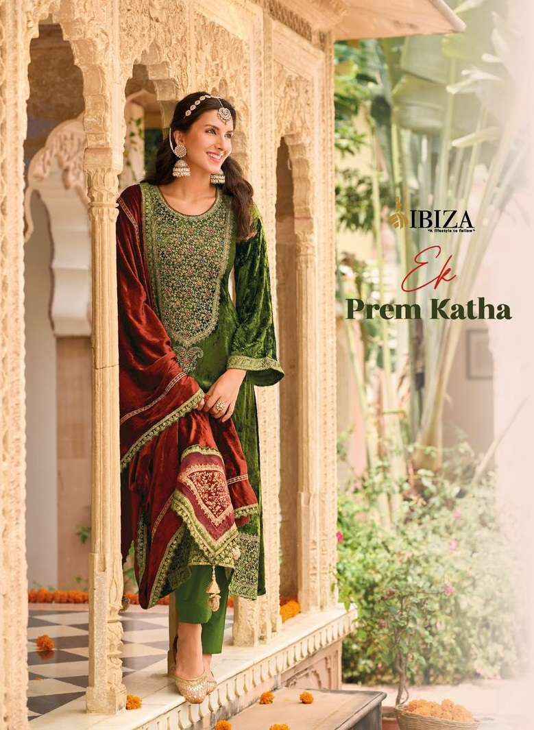 Ibiza Ek Prem Katha Viscouse Velvet Dress Material 6 pcs Catalogue