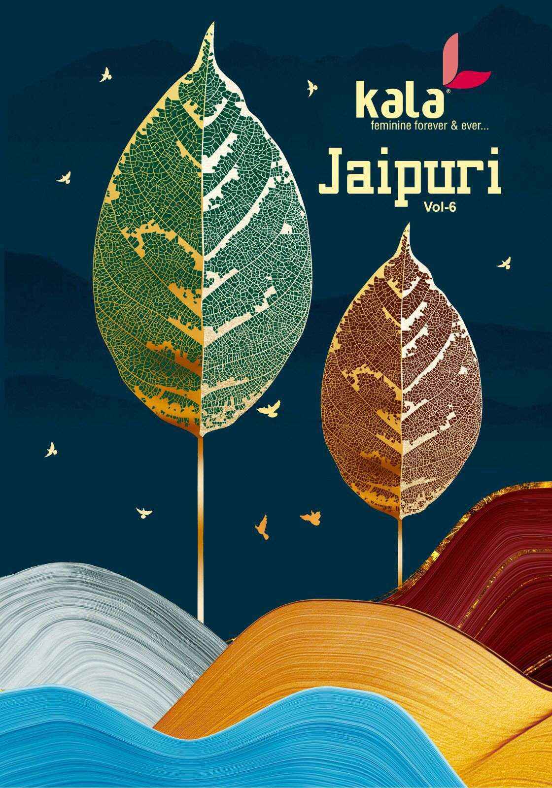 Kala Fashion Jaipuri Vol 6 Cotton Dress Material 12 pcs Catalogue