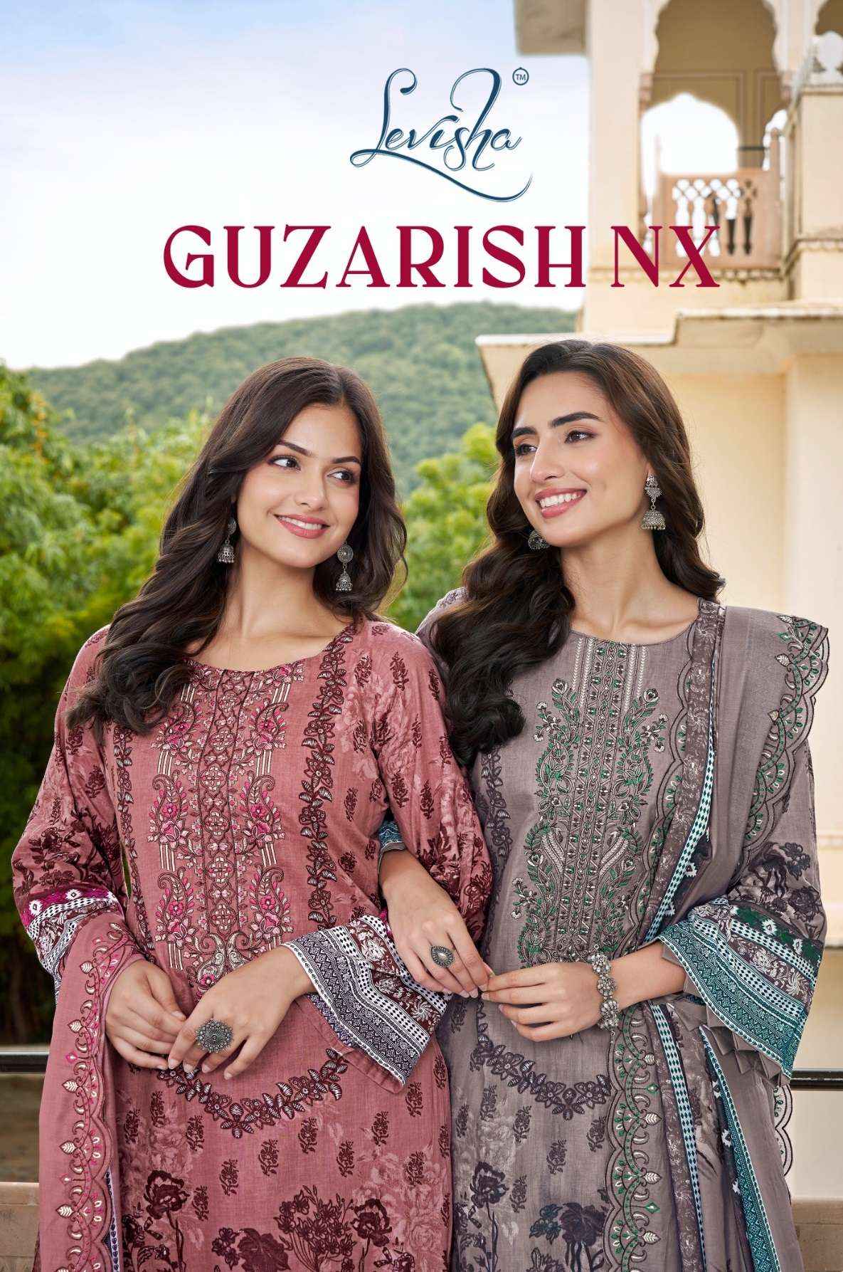 Levisha Guzarish Nx Lawn Cotton Dress Material 6 pcs Catalogue