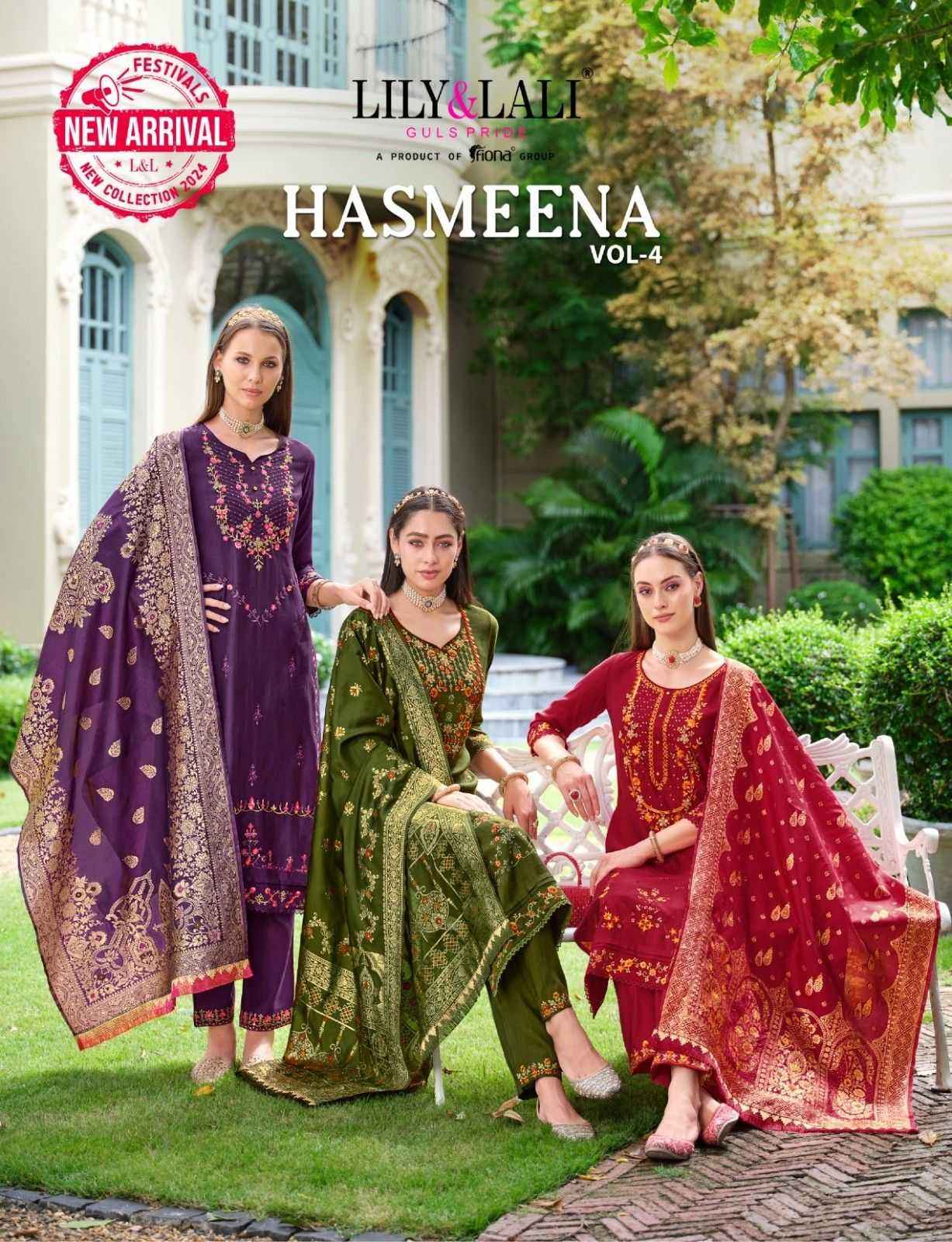 Lily & Lali Hasmeena Vol 4 Viscose Kurti Combo 6 pcs Catalogue