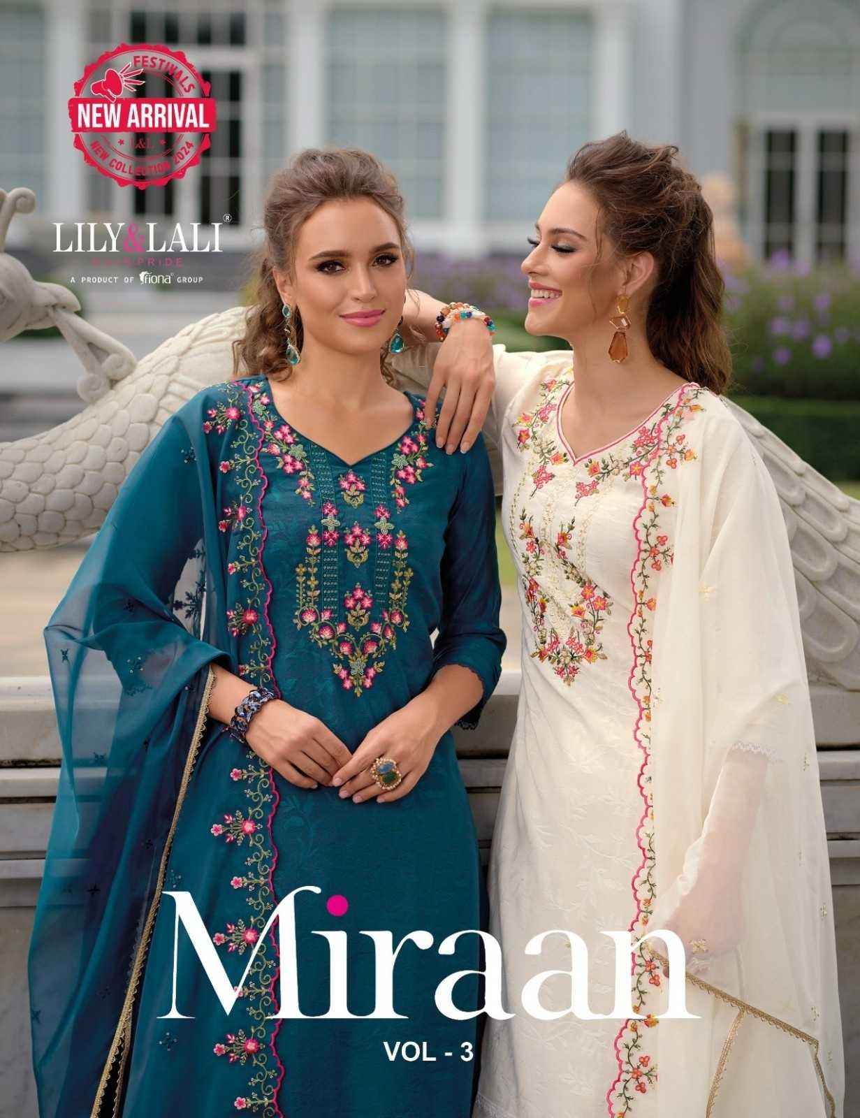 Lily & Lali Miraan Vol 3 Viscose Kurti Combo 6 pcs Catalogue