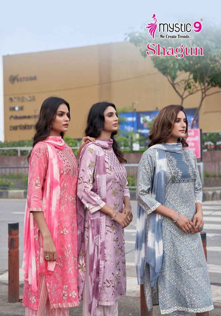 Mystic 9 Shagun Vol 9 Rayon Kurti Combo 8 pcs Catalogue