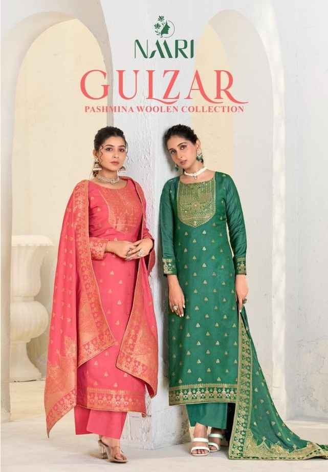 Naari Gulzar Viscose Pashmina Dress Material 4 pcs Catalogue