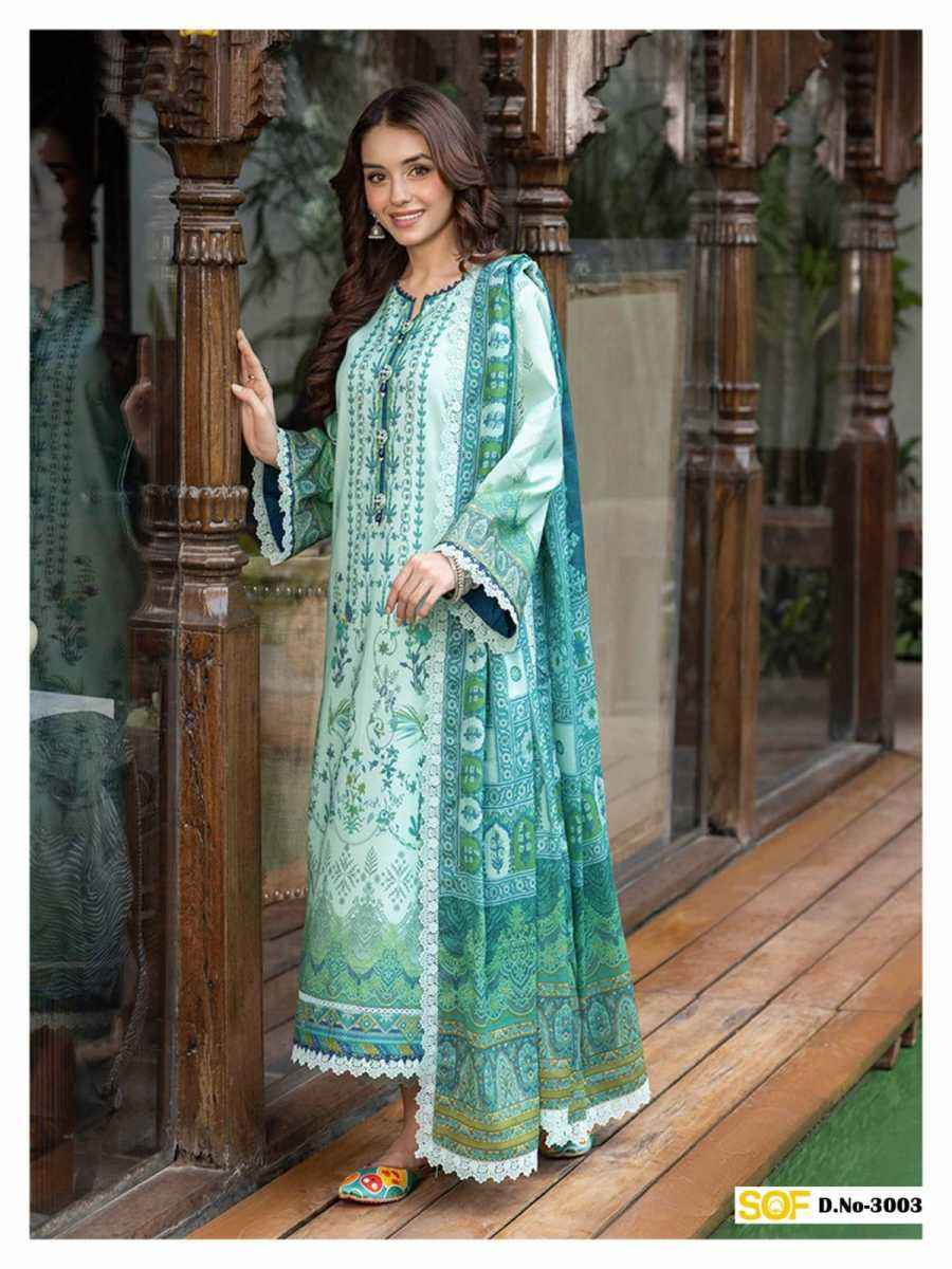 Shree Om Fab Aliya B Vol 3 Lawn Cotton Dress Material 6 pcs Catalogue