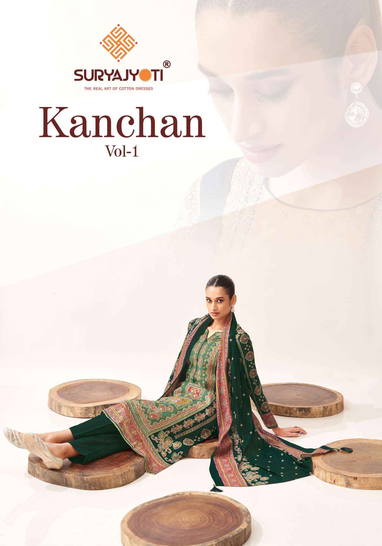 Suryajyoti Kanchan Vol 1 Modal Dress Material 6 pcs Catalogue