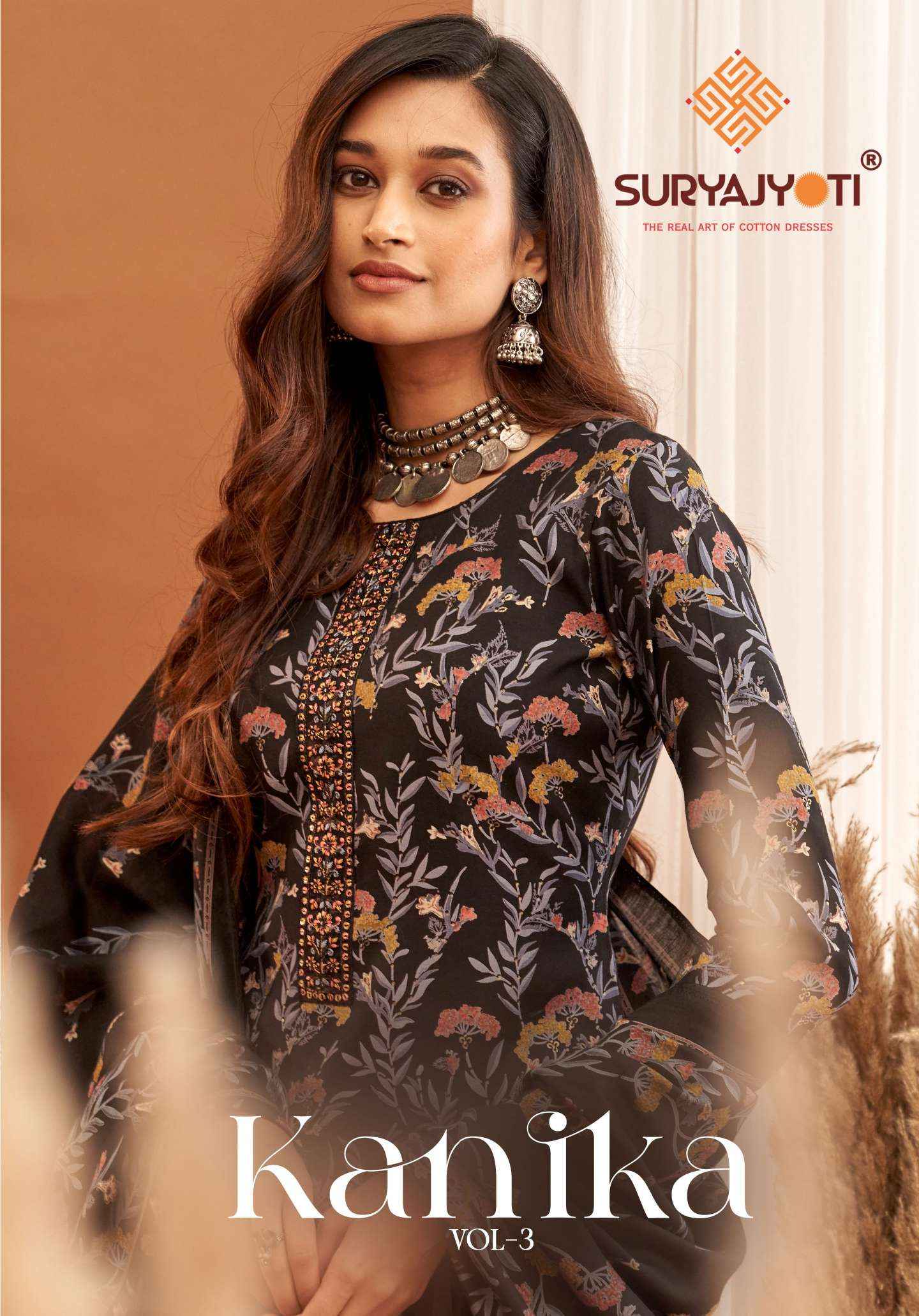 Suryajyoti Kanika Vol 3 Modal Dress Material 6 pcs Catalogue