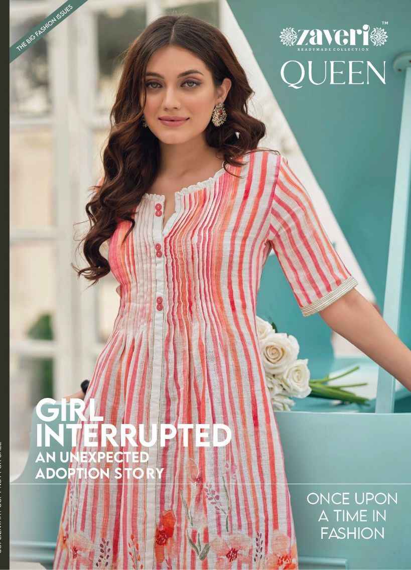 Zaveri Queen Heavy Linen Kurti 3 pcs Catalogue