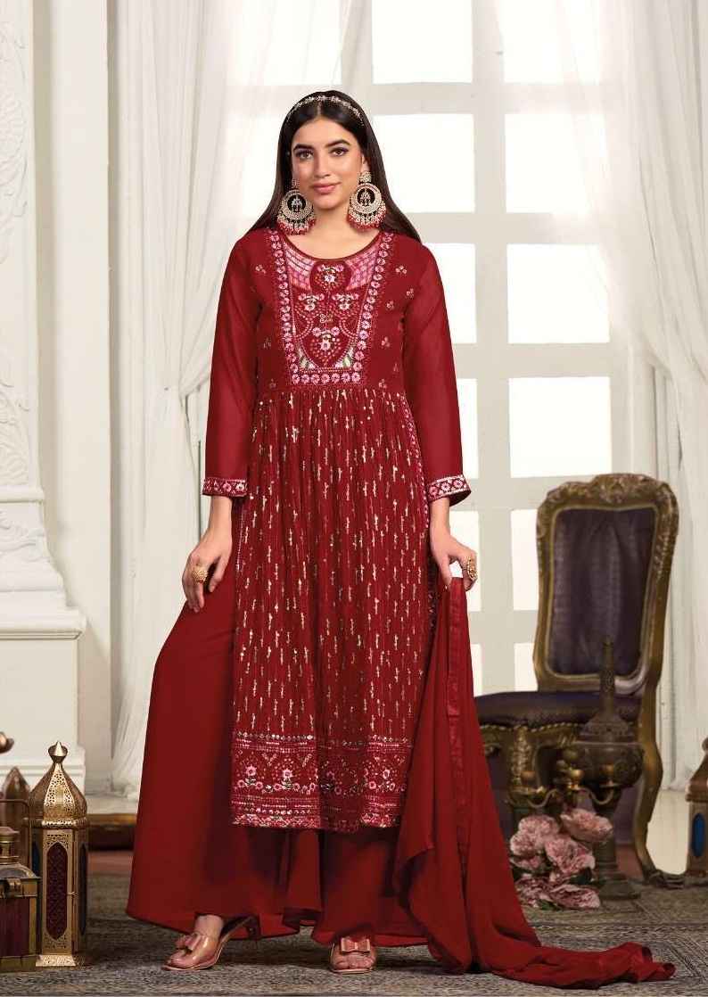 Eba Lifestyle Inayat Readymade Blooming Georgette Dress Wholesale Ladies Suits Supplier Online
