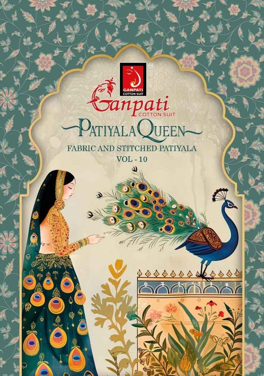 Ganpati Patiyala Queen Vol 10 Readymade Cotton Dress 15 pcs Catalogue