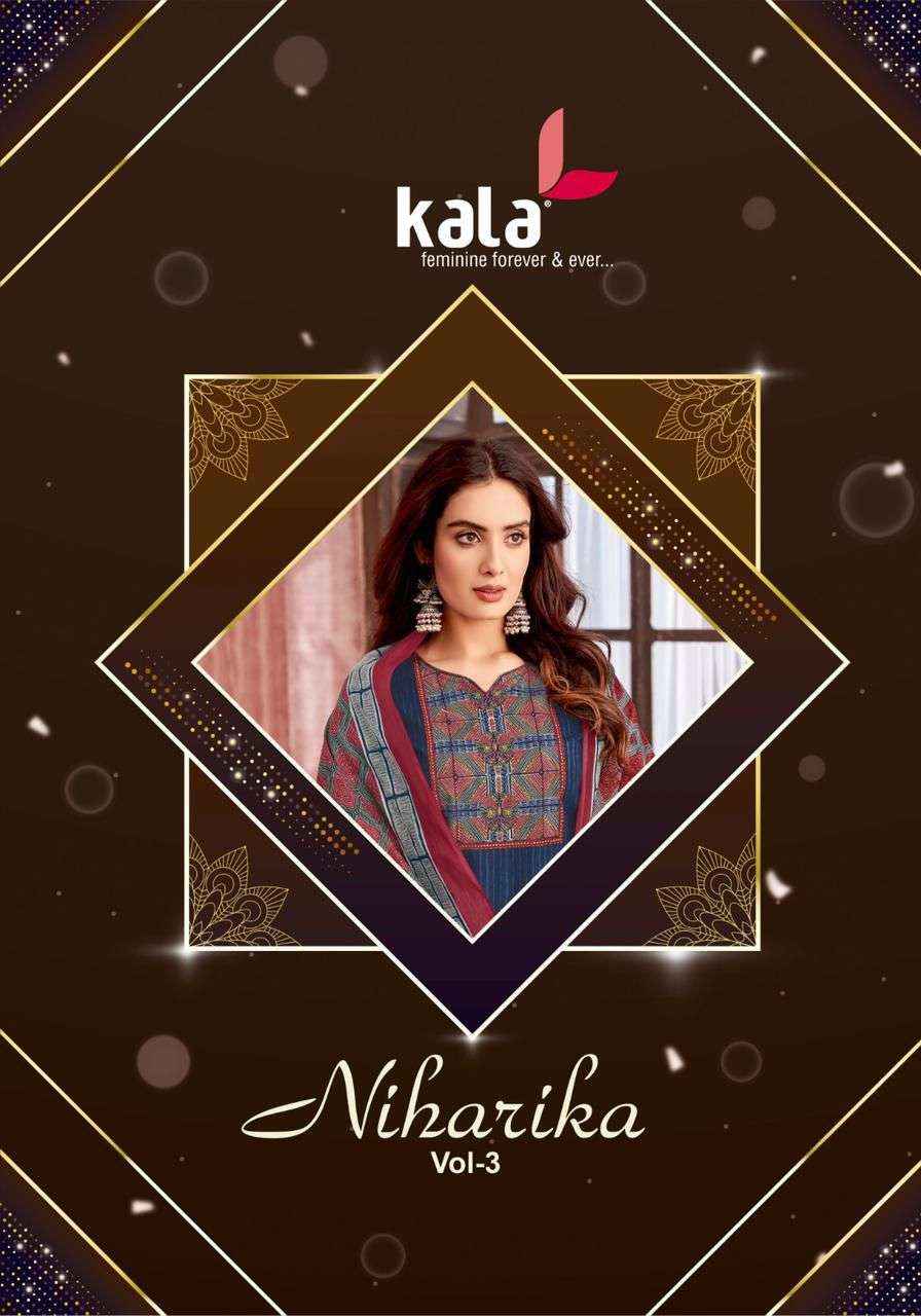 Kala Niharika Vol 3 Cotton Dress Material 8 pcs Catalogue